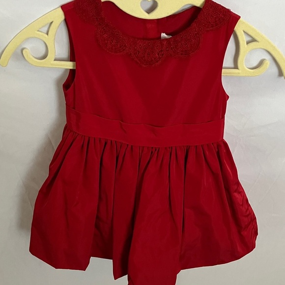 Target x Neiman Marcus-Jason Wu:Red Holiday/Christmas Dress- Gold tone-24 Months - Picture 15 of 16